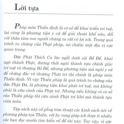 Phương Pháp Ngồi Thiền (Tái bản)