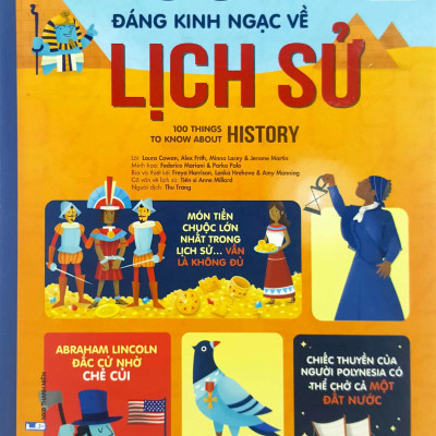 Sách 100 Bí Ẩn Đáng Kinh Ngạc - Nhiều Chủ Đề Tuổi 6+