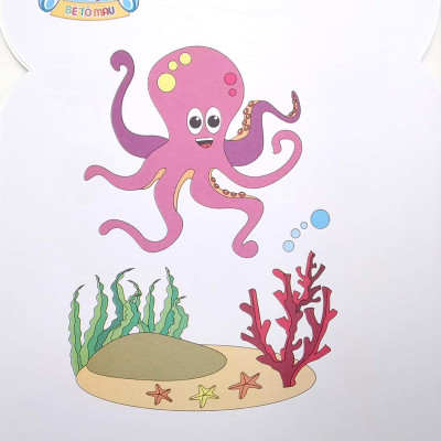 Gấu Con Khéo Tay - Bé Tô Màu: Động Vật Biển