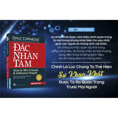 Sách - Combo Đắc nhân tâm  + Quẳng gánh lo đi & vui sống  - FirstNews