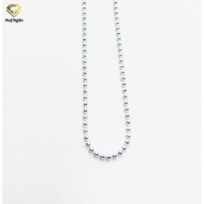 Dây chuyền bạc Ý 925 Bạc Huệ Ngân- Dây Bi Trẻ em GZ1.5 38cm