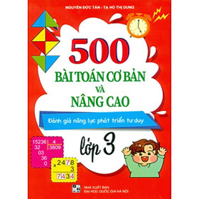 500 bài toán cơ bản và nâng cao lớp 3