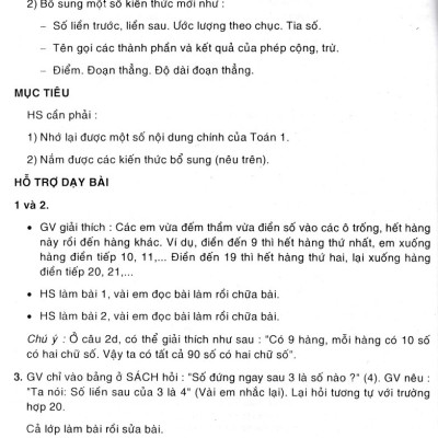 Toán 2 Tập 1 - Sách Giáo Viên Và Học Sinh (Theo Chương Trình Tiểu Học Mới) 