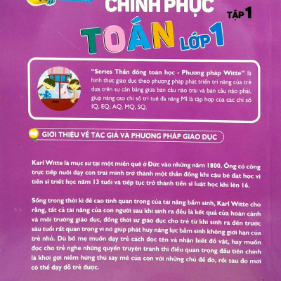 Tủ Sách Tư Duy Toán Học HQ - Chinh Phục Toán Lớp 1 Tập 1