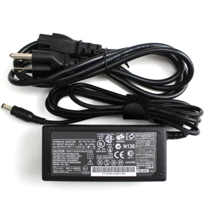 Sạc Tương Thích Cho Laptop Toshiba Satellite L550 L555 L555D Adapter 19V-3.42A - Hàng Nhập Khẩu New Seal TEEMO PC TEAC1355