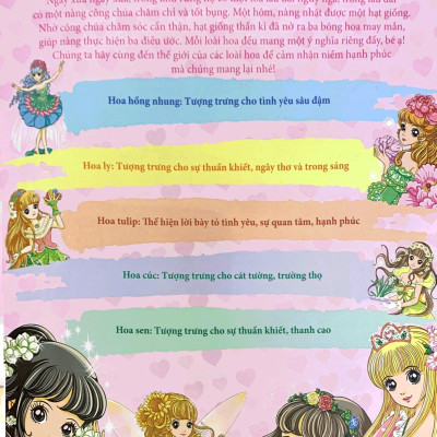 Tô Màu Công Chúa - Tiên Nữ Các Loài Hoa