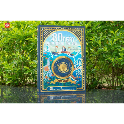 Sách - 80 Ngày Vòng Quanh Thế Giới - Bìa Cứng - Jules Verne - Đinh Tị Books