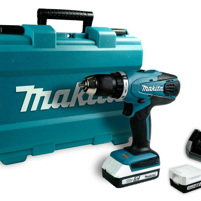 MÁY KHOAN VẶN VÍT 18V (42/ 24NM) MAKITA DF457DWE (02 PIN LION 18V/1.5AH. – 01 ĐẾ SẠC PIN) - HÀNG CHÍNH HÃNG