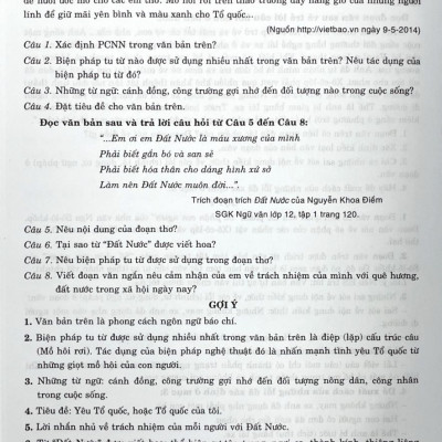 Hướng Dẫn Ôn Thi THPT Quốc Gia Môn Ngữ Văn (Dùng Chung Cho Các Bộ SGK Hiện Hành) 