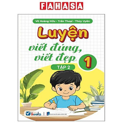 Sách - Luyện Viết Đúng, Viết Đẹp 1 - Tập 2
