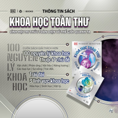 (Bìa Cứng, In Màu) KHOA HỌC TOÀN THƯ - Explanatorium of Science - Robert Winston - Zenbooks