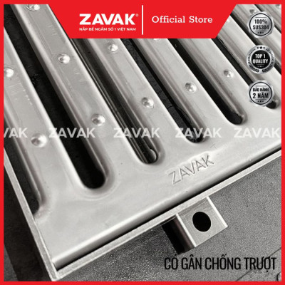 Rãnh Thoát Nước Inox 304 ZAVAK Grating GRT-AX217 inox 304 (modun 1.2m)