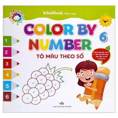 Sách - Color By Number - Tô Màu Theo Số - Tập 6 - Chính Thông Book
