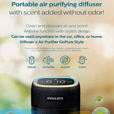Máy khử mùi và lọc không khí trong ô tô Philips S7601 (GP7601）-hàng nhập khẩu 