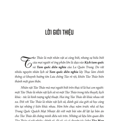 Tào Tháo - Chí Ít Là Một Anh Hùng (Bìa Cứng) _KV