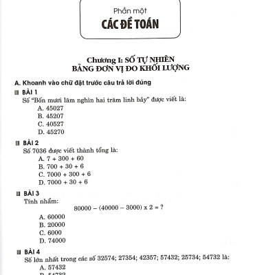 Luyện Giải Các Bài Tập Trắc Nghiệm Toán 4 (Theo Chương Trình GDPT Mới)