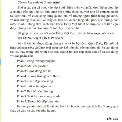 Sách - 199 Bài Và Đoạn Văn Hay 3