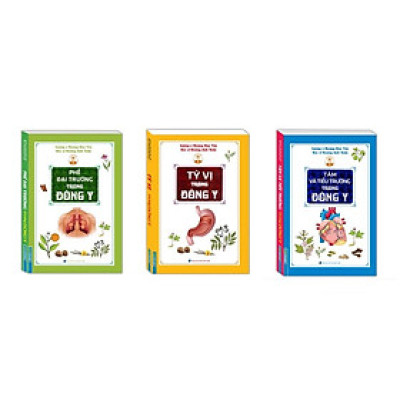 Sách - Combo 3c Phế đại trường trong Đông y + Tâm và tiểu trường trong Đông y + Tỳ Vị Trong Đông Y