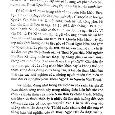 Thoại Ngọc Hầu Qua Những Tài Liệu Mới