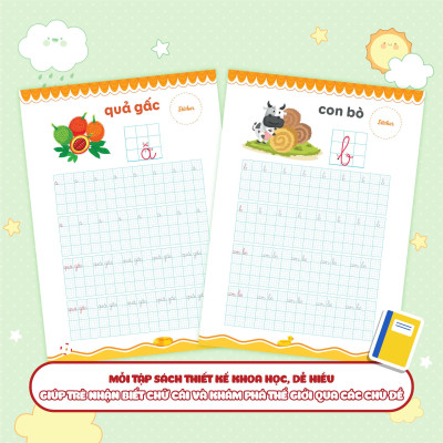 Sách - Vở Luyện Viết Hạ Cỡ Chữ - Chữ Ô Li Nhỏ - Quyển 2 - Chữ Thường - Megabook
