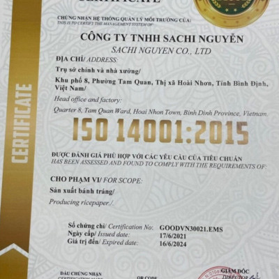 Bánh Tráng Ruốc Biển Nướng Sẵn Sachi Loại 60Gram