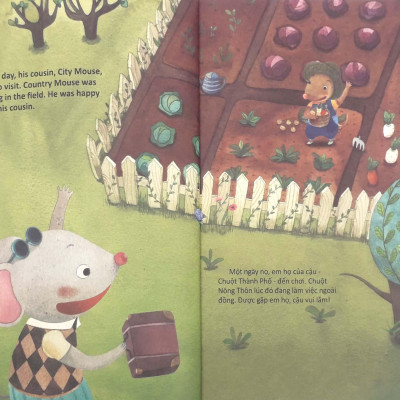 Phát Triển Trí Thông Minh Ngôn Ngữ - Chuột Nông Thôn, Chuột Thành Phố (Tái Bản 2019)