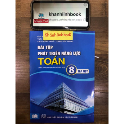 Sách - Combo Bài tập phát triển năng lực Toán 8 - tập 1 + 2 ( cánh diều )