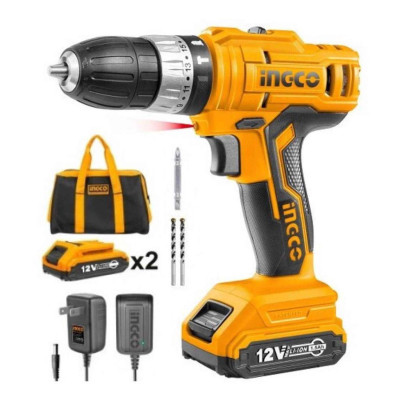 MÁY KHOAN BÚA DÙNG PIN 12V 25NM INGCO CIDLI1222 - HÀNG CHÍNH HÃNG