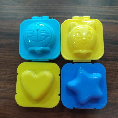 1 Khuôn 3D bento chơi bột nặn đất nặn an toàn