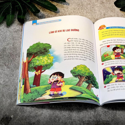 Sách - Kỹ Năng Sống Giúp Trẻ Phát Triển - Học Cách Tự Thoát Hiểm - Việt Thư