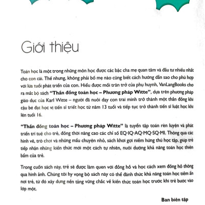 Tủ Sách Tư Duy Toán Học HQ - Tập Xem Đồng Hồ