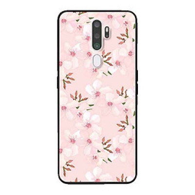 Ốp Lưng in cho Oppo A9 2020 Mẫu Họa Tiết Hoa Đào - Hàng Chính Hãng