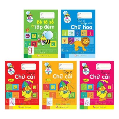 Sách Bé Vào Lớp 1 Tập Tô Và Tập Viết Chữ Hoa - Tân Việt Books
