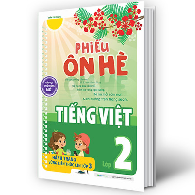 Combo Phiếu Ôn Hè Toán Lớp 2 + Tiếng Việt Lớp - Hành Trang Vững Kiến Thức Lên Lớp 3 (Bộ 2 Cuốn) (MEGA)