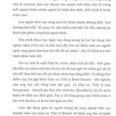 Đối Thoại Về Sức Khỏe Và Cuộc Sống, Đạo Đức Và Giáo Dục