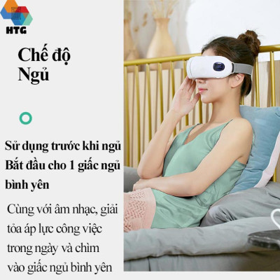 Máy massage mắt XGEEK E8 5 chế độ trong 1, tích hợp nghe nhạc bluetooth cùng điều khiển áp suất nén và nhiệt độ 2 cấp độ tiện lợi, hàng chính hãng