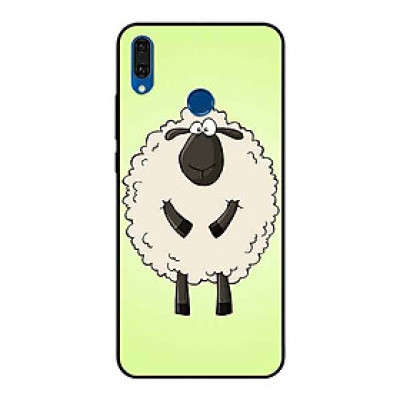 Ốp Lưng in cho Huawei Y9 2019 Mẫu Chú Cừu Vui Nhộn - Hàng Chính Hãng