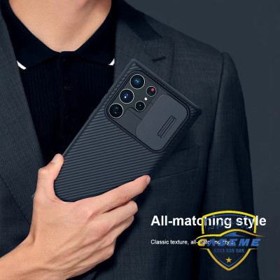 Ốp lưng dành cho Samsung S24 Ultra, Samsung S24 Plus, Samsung S24 hiệu Nillkin Camshiend Pro Case bảo vệ camera, chống vân tay, chống trơn, chống sốc cao cấp - Hàng chính hãng.