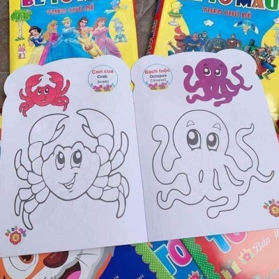 Tô màu Nối số Thông minh bộ 8 cuốn