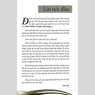 Bồi Dưỡng Và Học Tốt Toán Lớp 3 (Biên Soạn Theo Chương Trình Giáo Dục Phổ Thông Mới)