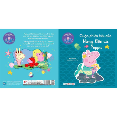 Sách - Truyện Tranh Thế Giới Diệu Kì Của Peppa Pig - Cuộc Phiêu Lưu Của Nàng Tiên Cá Peppa - Tân Việt Books