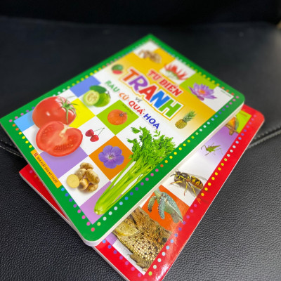 Sách: Từ Điển Tranh Về Rau - Củ - Quả - Hoa (Bìa Cứng)