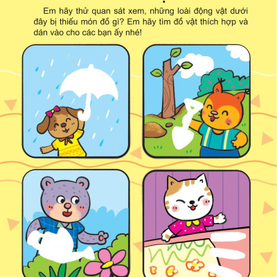 Hình Dán Thú Vị - Rèn Trí Thông Minh - Phát Triển EQ