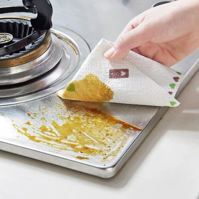 Combo 5 Cuộn Khăn Giấy Thấm Dầu Trái Cây Nhiều Hình Có thể tái sử dụng