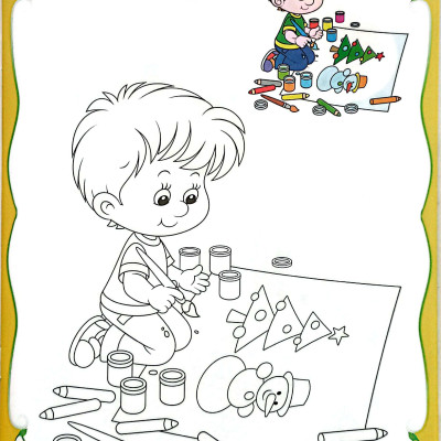 Sách - Bé Tập Tô Màu - Các Hoạt Động Vui Chơi Của Trẻ