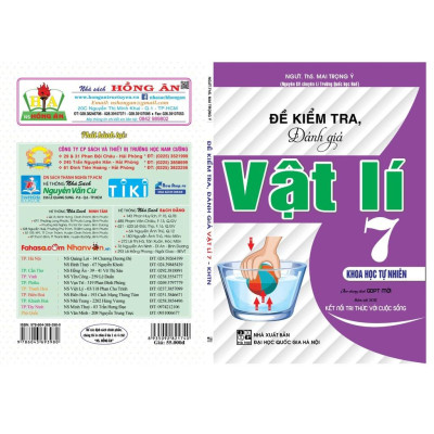 Sách - Đề Kiểm Tra, Đánh Giá Vật Lí 7 Khoa Học tự Nhiên ( Bám Sát SGK Kết Nối Tri Thức Với Cuộc Sống ) HA-MK