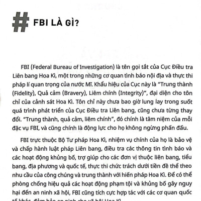 Thuật Phân Tích Tâm Lí Và Hành Vi Như Một FBI