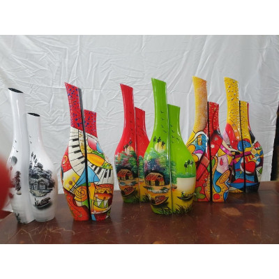 Bình Hoa Sơn Mài - Bình Đôi Tình Yêu | Size 25x10 cm | Thủ Công Nghệ Thuật – Biểu Tượng Gắn Kết