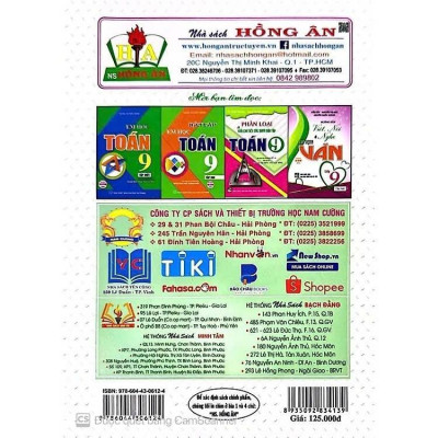 Sách - Giải Nhanh Các Chuyên Đề Đại Số 9 - Tài Liệu Luyện Thi Vào 10 - Hồng Ân