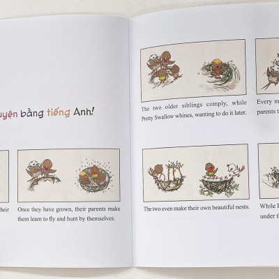 Rèn Luyện Thói Quen Tốt 2-6 Tuổi: Đừng Lười Biếng Vậy, Én Xinh (Song Ngữ)